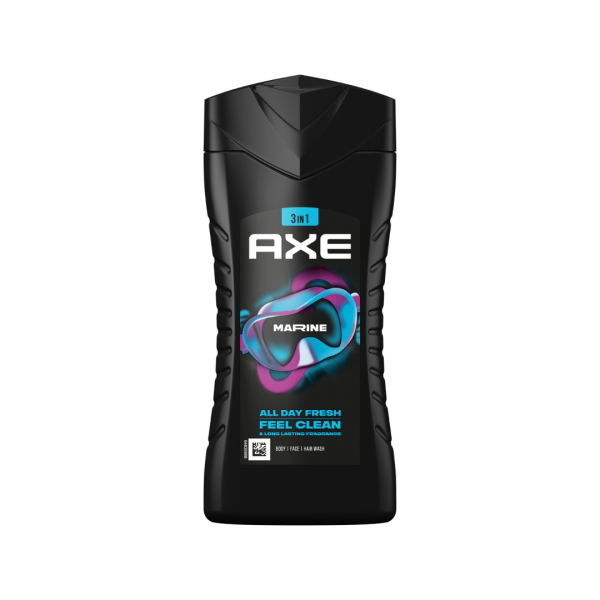 Axe Marine Sea Breeze and Sage Scent, Body/Face/Hair Wash Duschgel